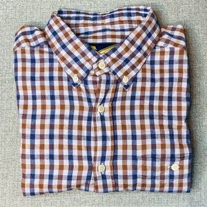 Onward Reserve Large Reserve Label Men’s Long Sleeve Button Down Shirt Check